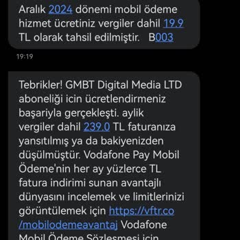 Vodafone Mobil Ödeme Hatası Ve Çift Faturalandırma Sorunu