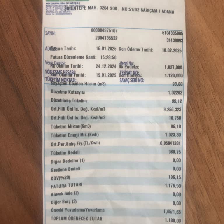 Doğalgaz Faturasında Anlamsız Yüksek Artış