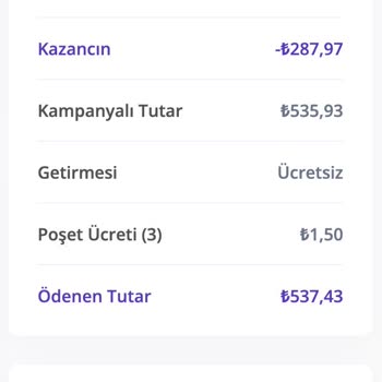 Getir Kampanyasında Değişken İndirim Sorunu