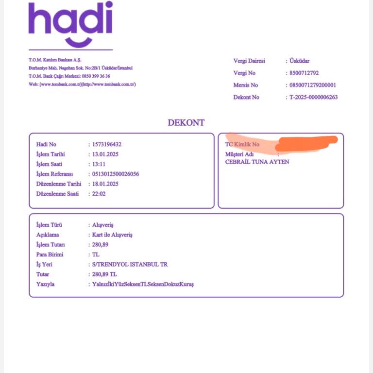 Trendyol'da Sipariş Sonrası Ödeme Sorunu
