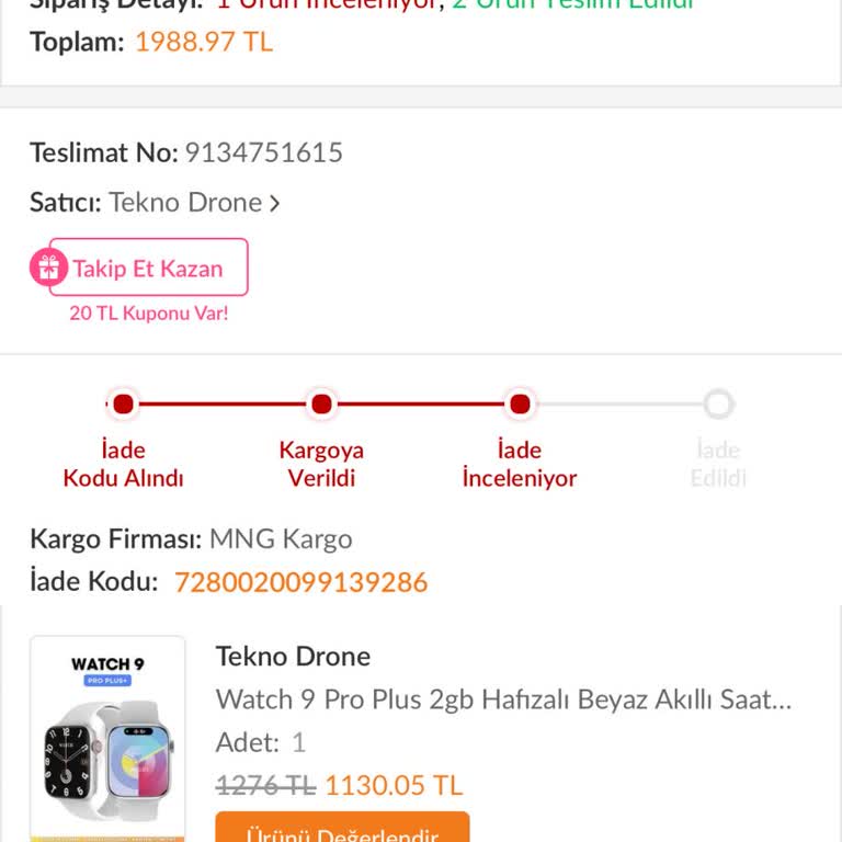 Kusurlu Ürün Ve İlgisiz Satıcı