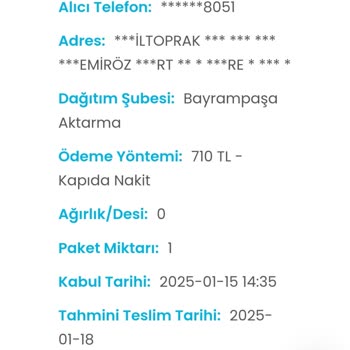 Yanlış Ürün Gönderimi Ve İade Sorunu