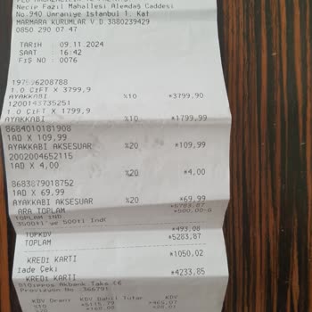 Garantili Ayakkabıda Yırtılma Ve İade Sorunu