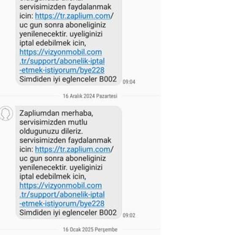 Habersiz Üyelik Ve Fatura Şoku