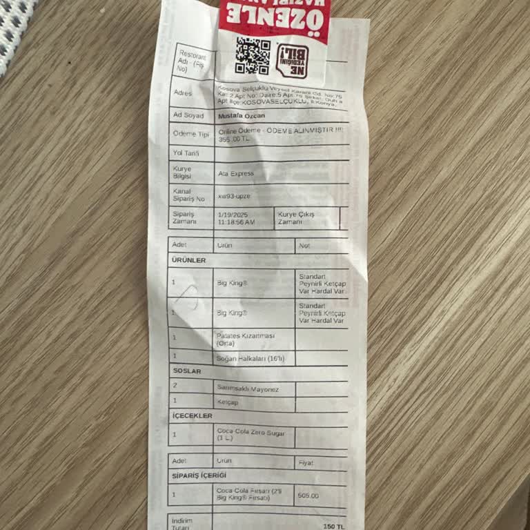 Burger King'de Hayal Kırıklığı