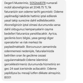 Yanlış Fatura Bildirimleri Ve Çözüm Eksikliği