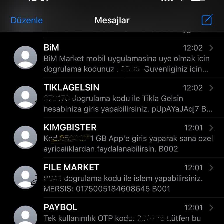 Bilinmeyen Kaynaklardan Gelen Tek Kullanımlık Şifre Rahatsızlığı