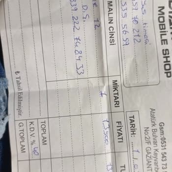 Yanlış Ürün Ve Teknik Sorunlar