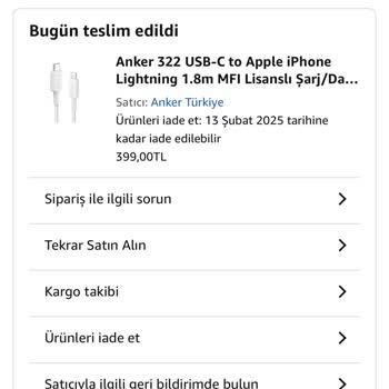 Yanlış Ürün Gönderimi Ve Yetersiz Müşteri Hizmeti