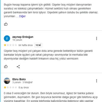 Garanti BBVA Kartal Şubesi'nde Saygısızlık Ve İlgisizlik