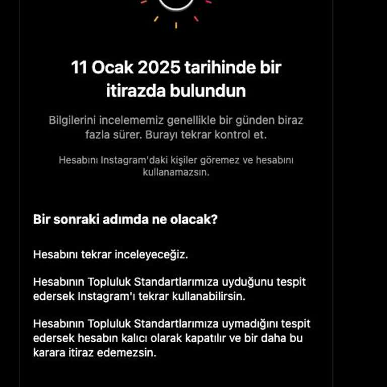 Instagram Hesabım Haksız Yere Askıya Alındı