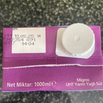 Migros Süt Ürününde Beklenmedik Parçacıklar