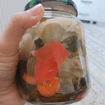 Turşu Paketinde Plastik Parçası Şoku
