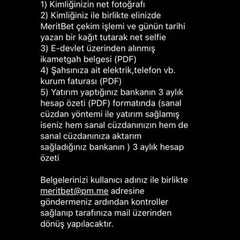 Çekim Talebim İptal Edildi, Gereksiz Evrak İstemi