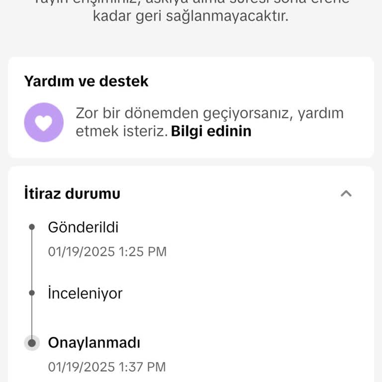 Haksız Yere Tekrarlanan Hesap Engeli