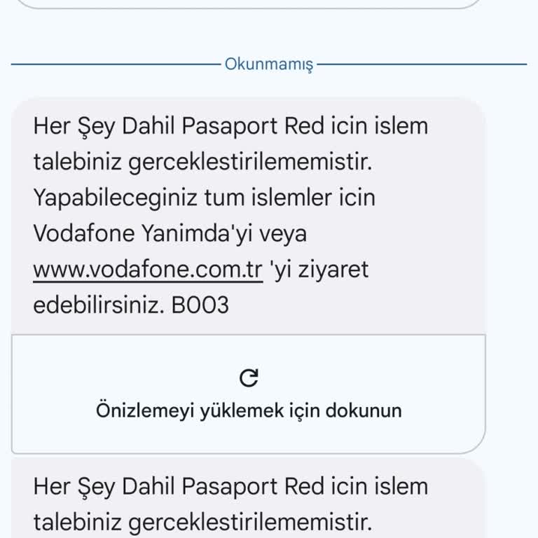 Vodafone'un İptal Edilemeyen Pasaport Paketi Mağduriyeti