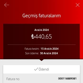 Vodafone Net Fatura Yanlışlığı Ve İndirim Sorunu