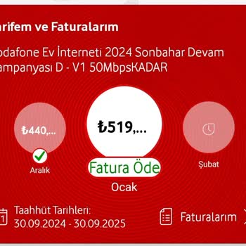 Vodafone Net Fatura Yanlışlığı Ve İndirim Sorunu