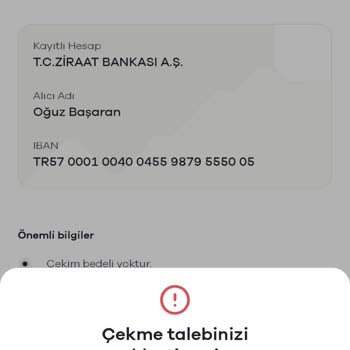Ziraat Bankası'nda Para Çekme Sorunu