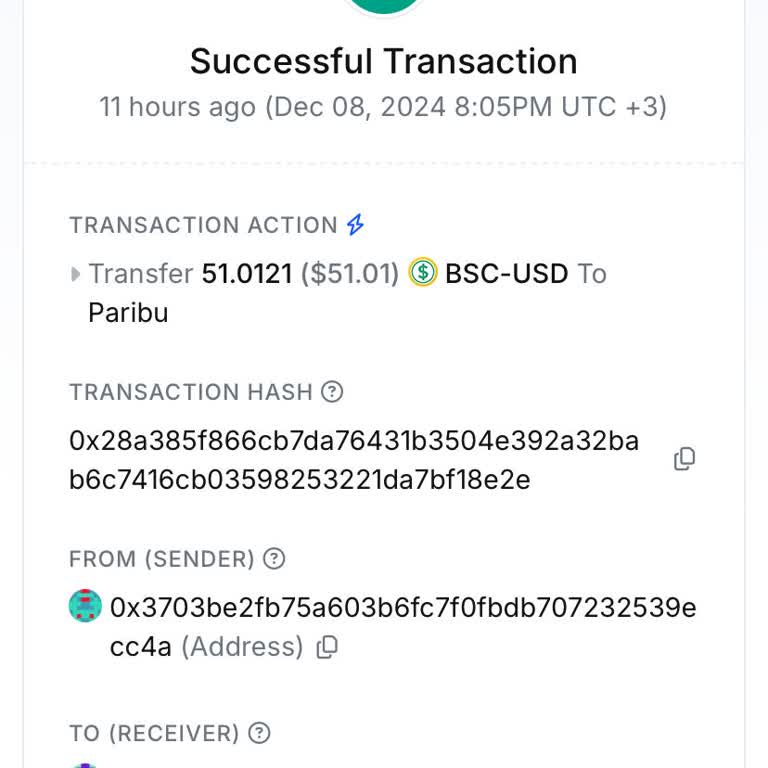 Paribu Delaying Refund for Wrong Network USDT Transfer