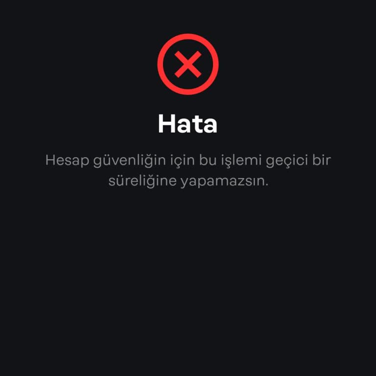 Papara Hesabımda Güvenlik Engeli: Para Gönderemiyorum!