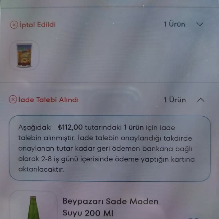 A101 Kapıda'dan Eksik Teslimat Ve Geciken Para İadesi Mağduriyeti