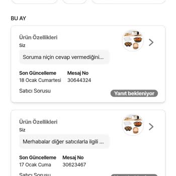 Hepsiburada Naz Global Mağazası Soruma Cevap Vermedi!