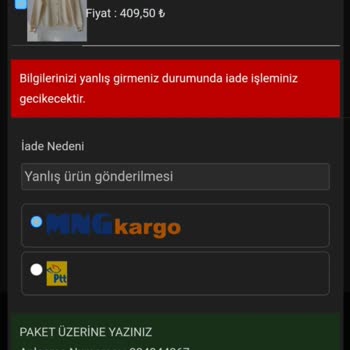 Yanlış Ürün Teslimatı Ve İade Sürecinde Sorunlar