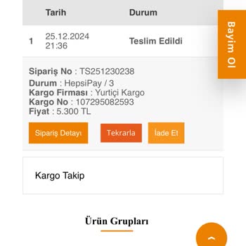 Ürün İadesi Ve Müşteri Hizmetleri Sorunu