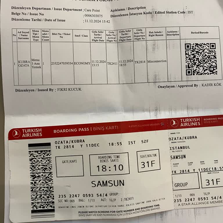 Uzun Rötar Ve Yetersiz İkram: Antalya-Samsun Uçuşunda Hayal Kırıklığı