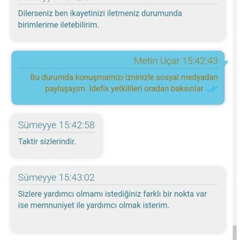 İdefix Müşteri Hizmetleri İle İletişim Sorunu Ve Zaman Kaybı