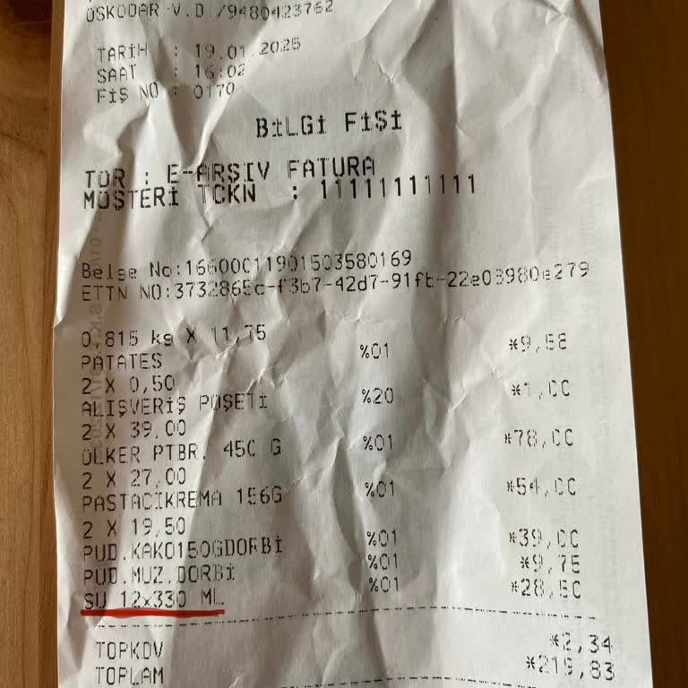A101'de Su Satışında Bilgilendirme Eksikliği