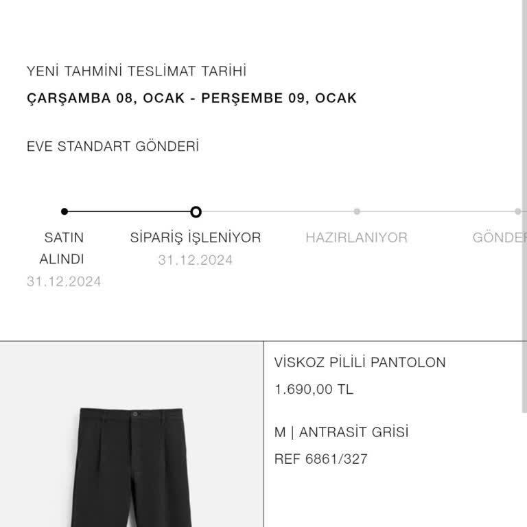 Zara'dan Online Alışverişte Kargo Ve İade Sorunu