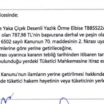 Tüketici Hakem Heyeti Kararını Yok Sayan Trendyolmilla'ya Tepki