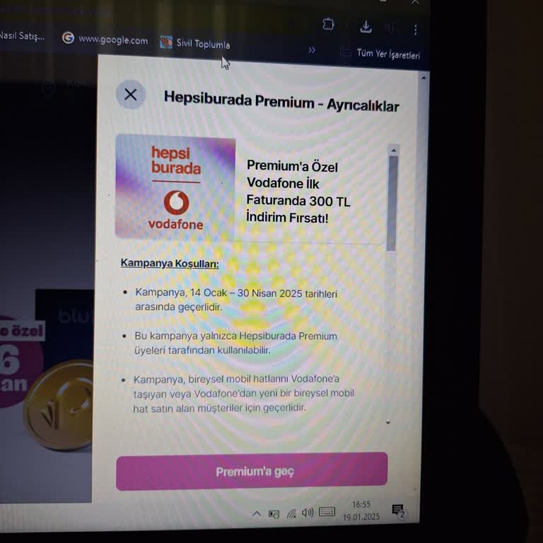 Vodafone-Hepsiburada Kampanya Belirsizliği Ve Yetersiz Müşteri Hizmetleri