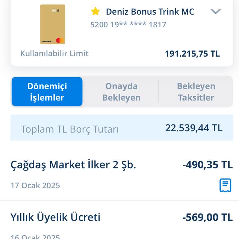 Yıllık Üyelik Ücreti İadesi Talebi