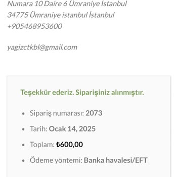 Ödeme Sonrası İletişimsizlik Ve Ürün Teslimatı Sorunu