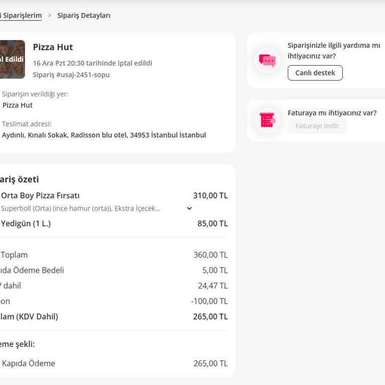 Fatura Taleplerimin Karşılanmaması Ve Müşteri Hizmetleri Eksikliği