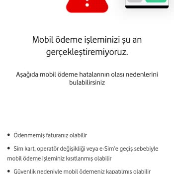 Haksız Mobil Ödeme Kısıtlaması