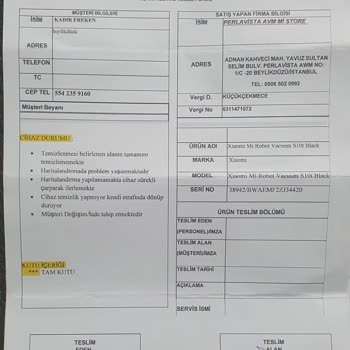 Xiaomi Robot Süpürge İade Sorunu: Müşteri Memnuniyeti Göz Ardı Ediliyor