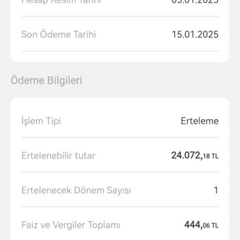 Yanıltıcı Kredi Kartı Ekstre Erteleme Bilgisi