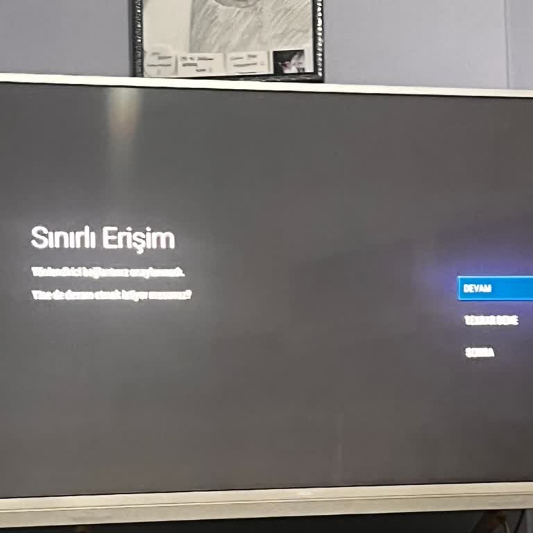 Philips TV'de Sınırlı Erişim Sorunu