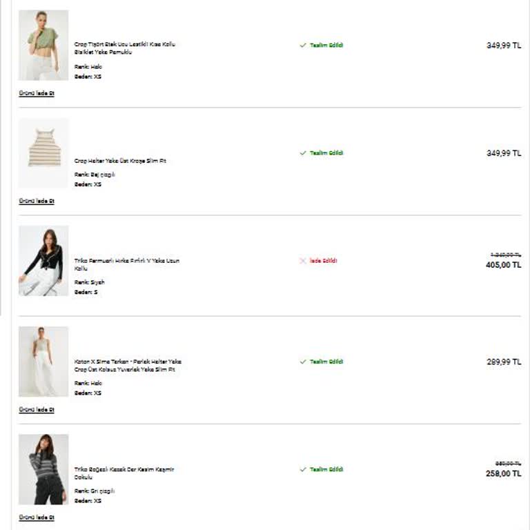 Eksik Ürün İadesi Ve Yanlış Anlaşılma Sorunu