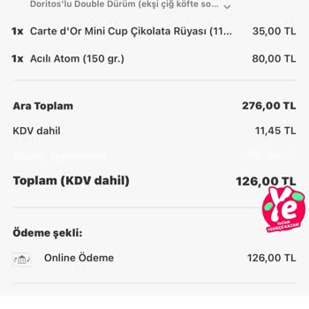 Eksik Sipariş Ve Yetersiz Müşteri Hizmeti