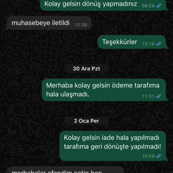 Ücret İadesinde Gecikme Ve Mağduriyet
