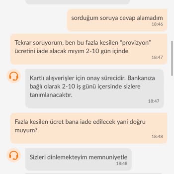 Trendyol Market Alışverişinde Fazla Ücret Ve İlgisiz Destek Sorunu