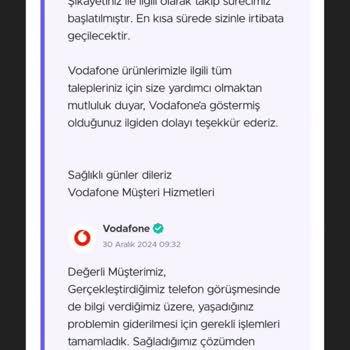 Vodafone'un Hatalı Fatura Israrı Ve Müşteri Hizmetleri Sorunu