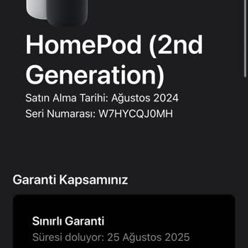 Kullanılmış Ürün Satışı: D&R'dan Aldığım Apple HomePod'un İkinci El Çıkması