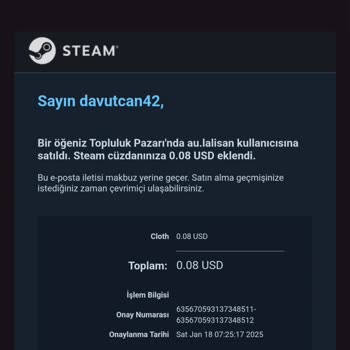 Steam Hesabımın Çalınması Ve Destek Talebi