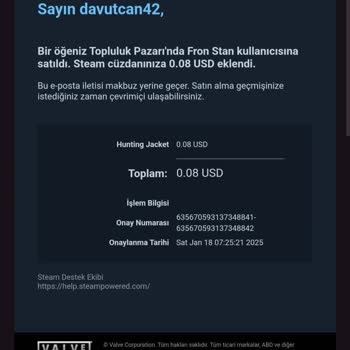 Steam Hesabımın Çalınması Ve Destek Talebi